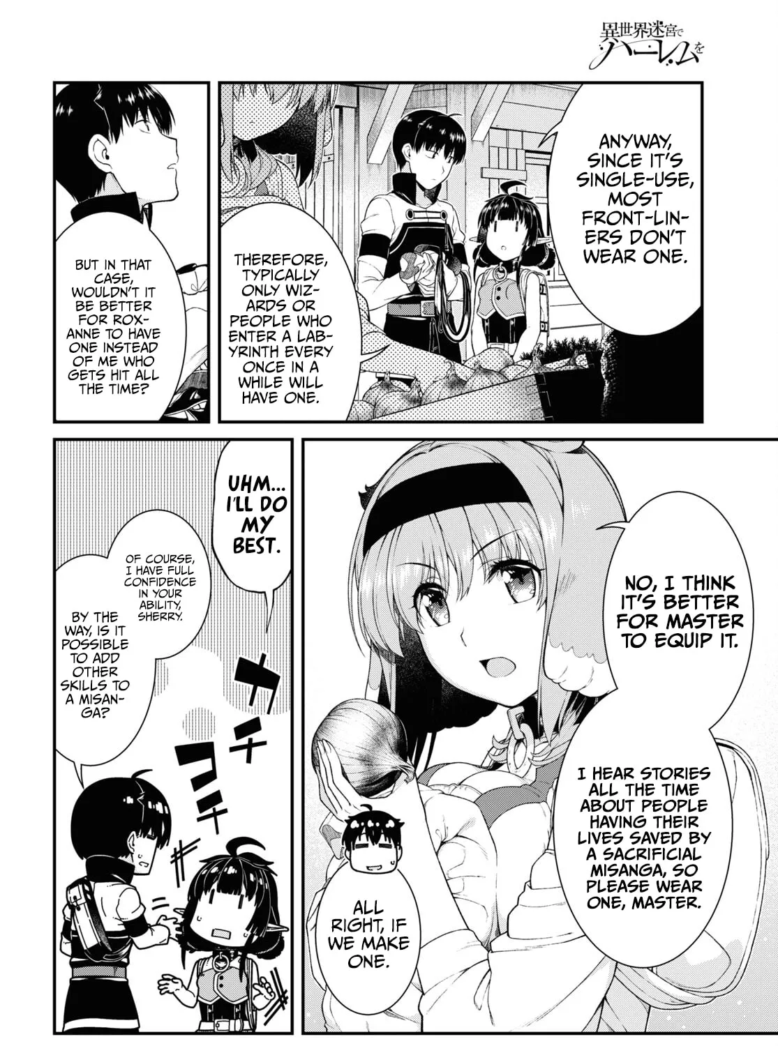 Isekai Meikyuu de Harem o Chapter 58 page 13 - 