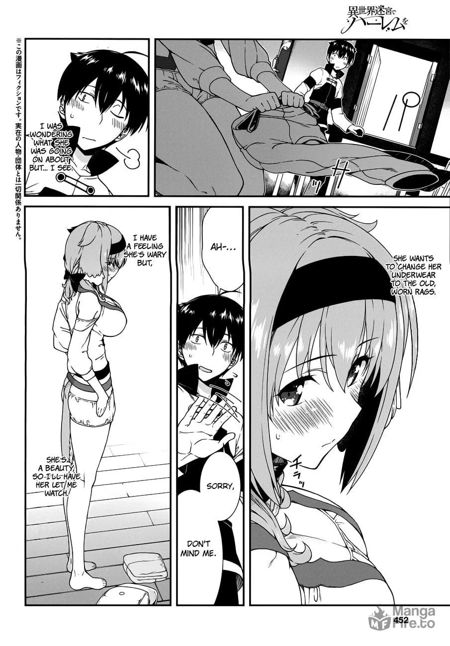 Isekai Meikyuu de Harem o Chapter 6.2 page 3 - 