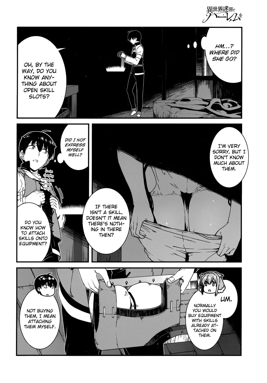 Isekai Meikyuu de Harem o Chapter 7.1 page 10 - 