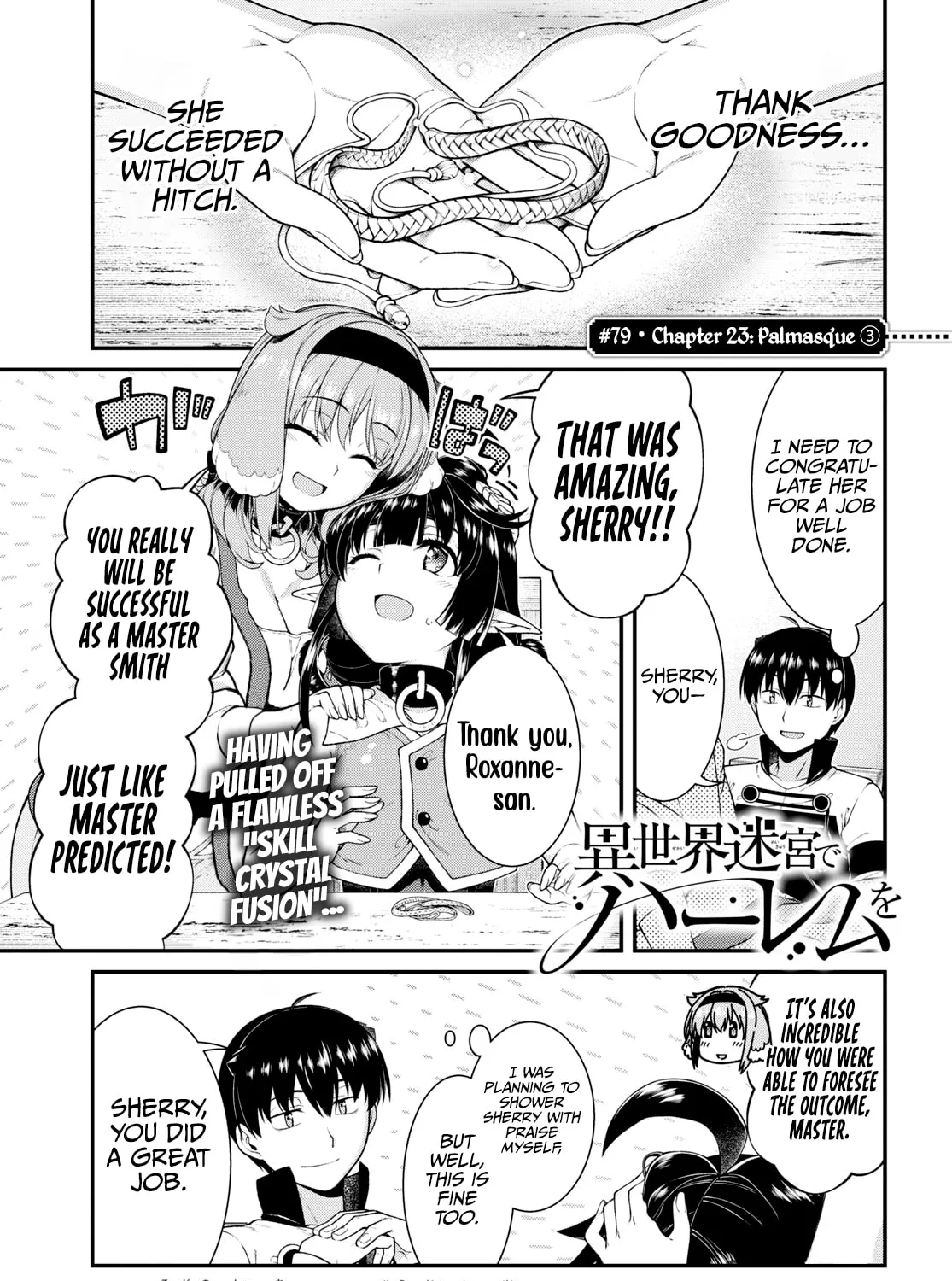 Isekai Meikyuu de Harem o Chapter 79 page 3 - 
