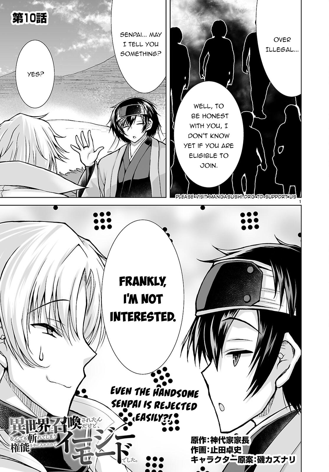 Isekai ni Shoukan Saretan Dakedo, Nandemo Kireteshimau Kennou o Teni Ireta node Easy Mode Deshita. Chapter 10 page 2 - 