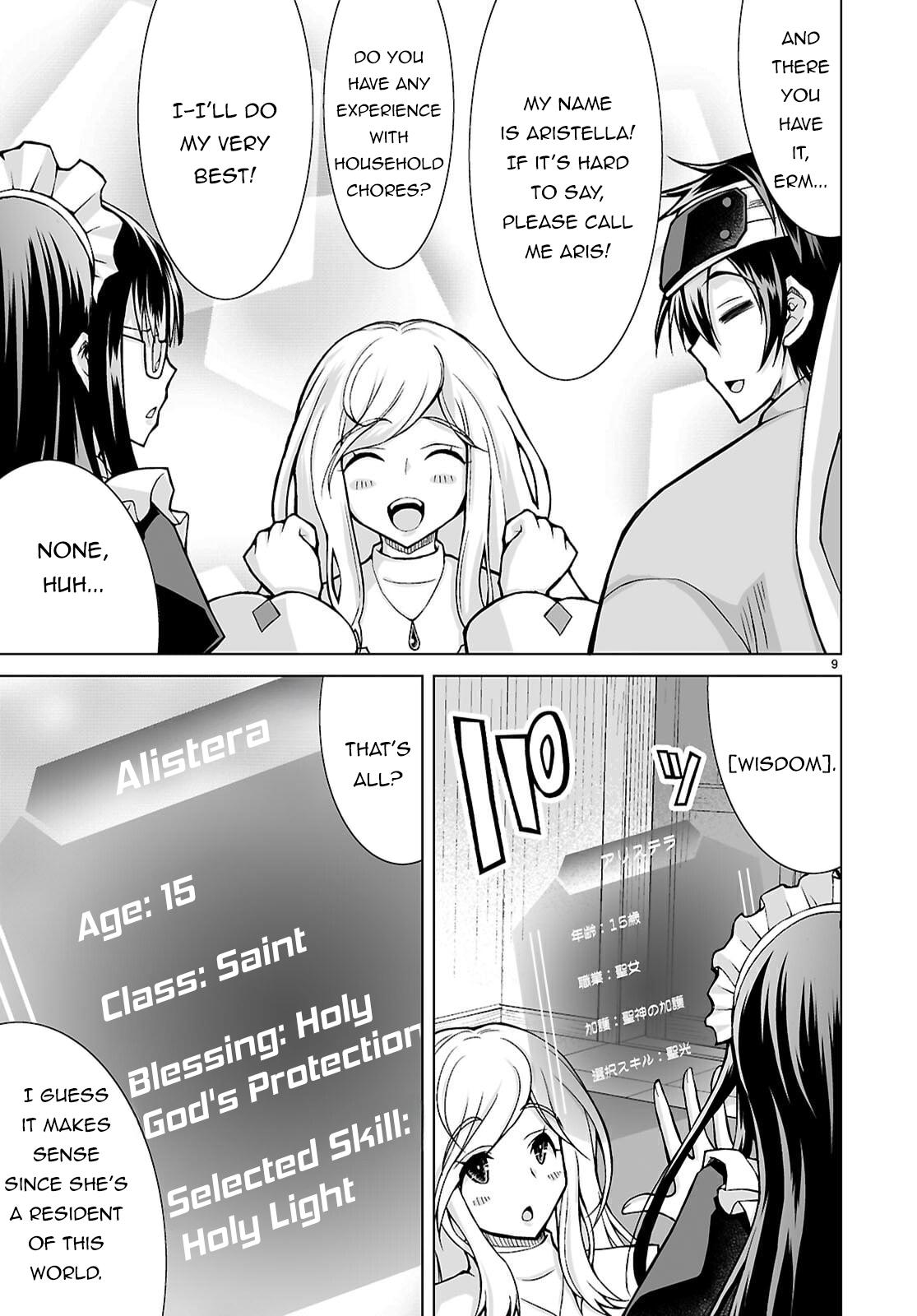 Isekai ni Shoukan Saretan Dakedo, Nandemo Kireteshimau Kennou o Teni Ireta node Easy Mode Deshita. Chapter 15 page 9 - 