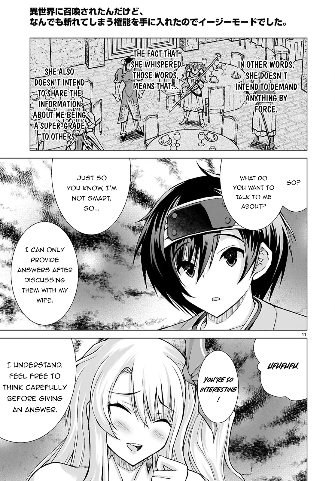Isekai Ni Shoukan Saretan dakedo, Nandemo Kireteshimau Kennou wo Teni Ireta node Easy Mode Deshita Chapter 9 page 13 - 