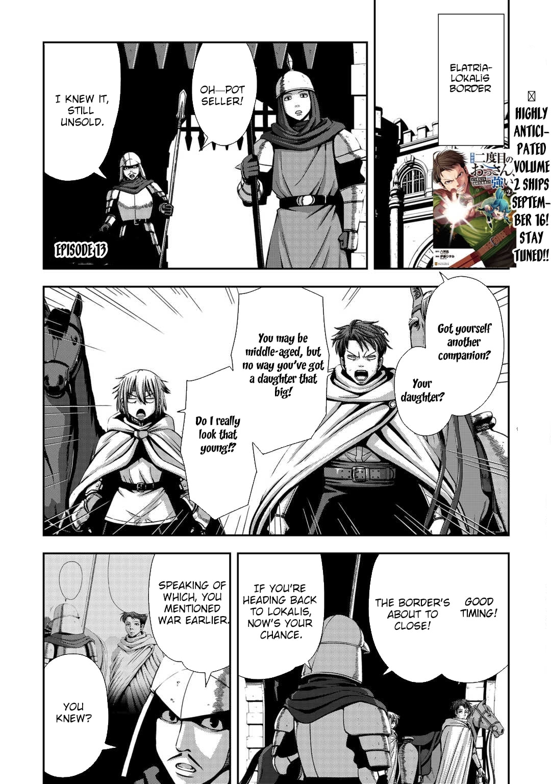 Isekai Nidome no Ossan, Dou Kangaete mo Koukousei Yuusha Yori Tsuyoi Chapter 13 page 1 - 