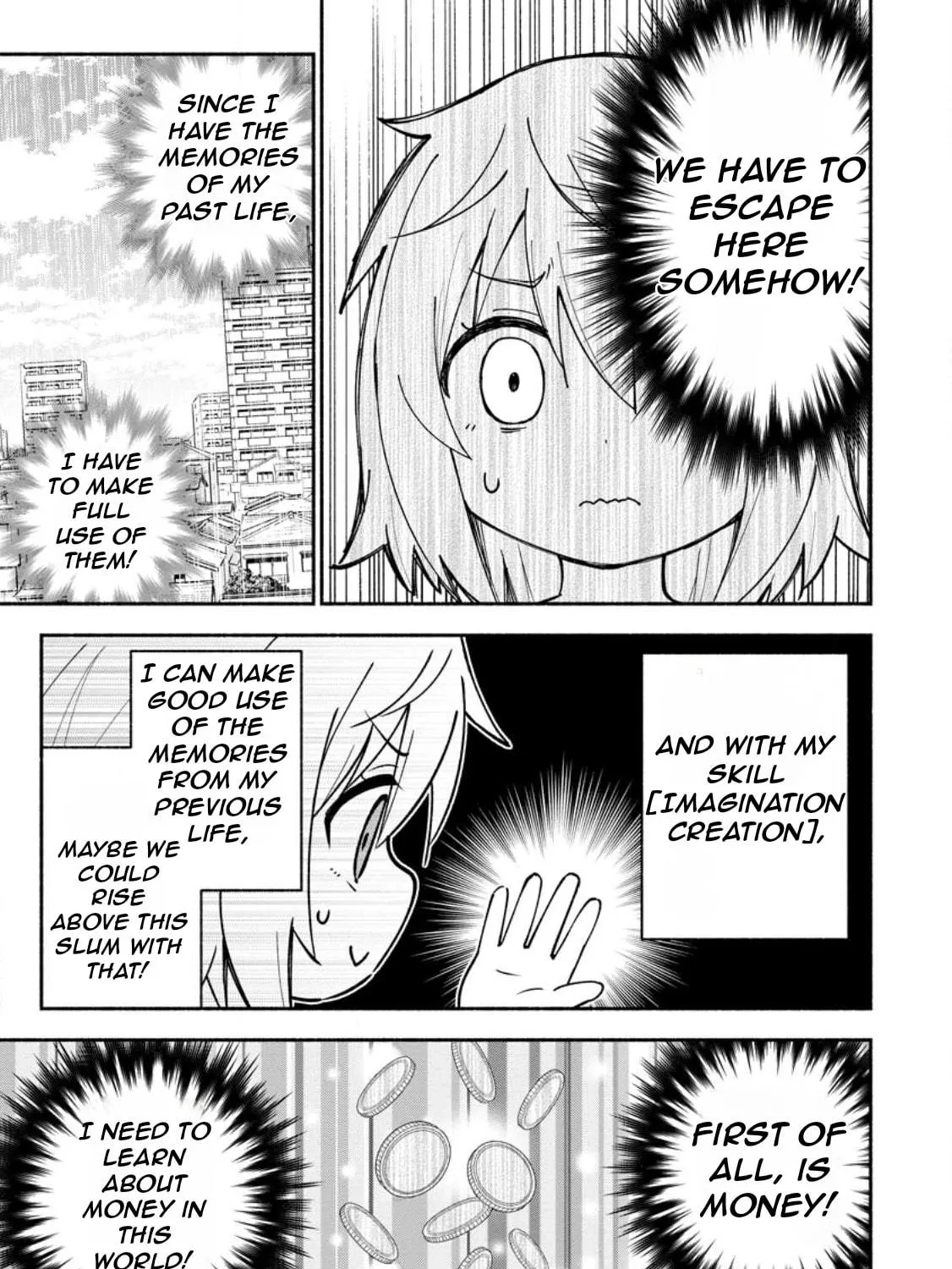Isekai no Ochibi-chan wa Kyou mo Nani ka wo Tsukuri Dasu: Skill “Souzou Souzou” de Mezase Nariagari! Chapter 1 page 58 - 