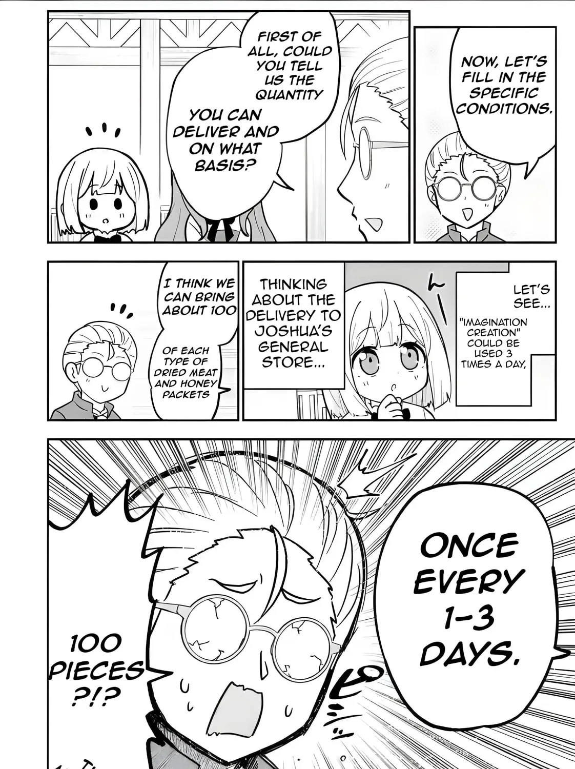 Isekai no Ochibi-chan wa Kyou mo Nani ka wo Tsukuri Dasu: Skill “Souzou Souzou” de Mezase Nariagari! Chapter 11 page 55 - 