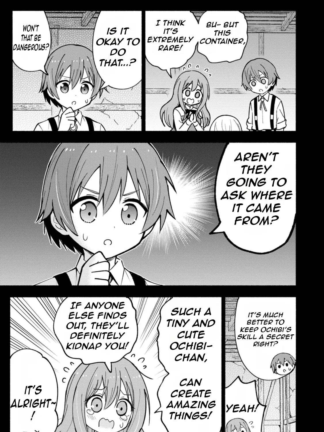 Isekai no Ochibi-chan wa Kyou mo Nani ka wo Tsukuri Dasu: Skill “Souzou Souzou” de Mezase Nariagari! Chapter 3 page 30 - 