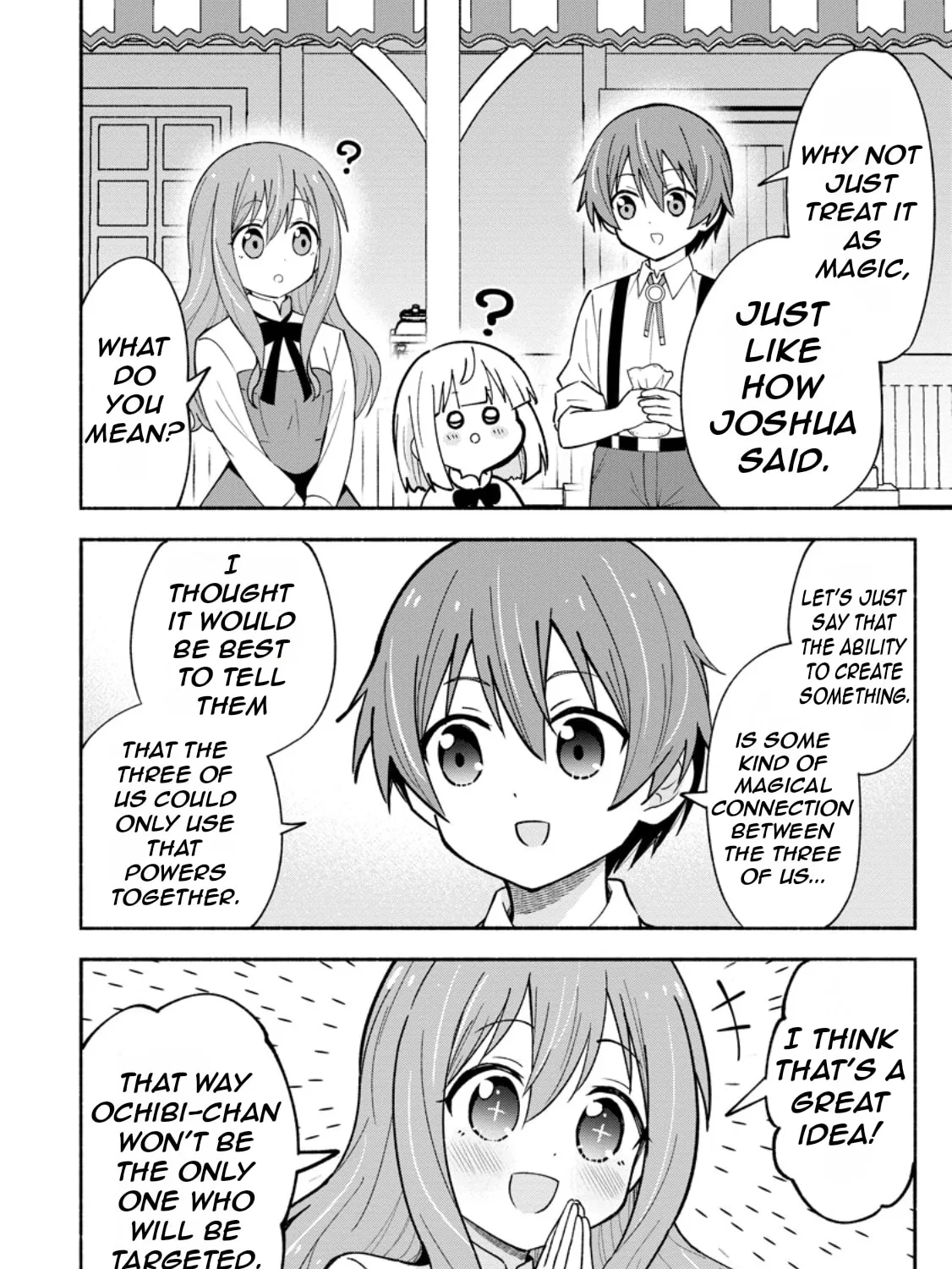 Isekai no Ochibi-chan wa Kyou mo Nani ka wo Tsukuri Dasu: Skill “Souzou Souzou” de Mezase Nariagari! Chapter 3 page 56 - 