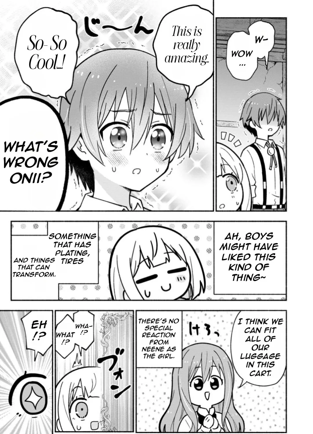 Isekai no Ochibi-chan wa Kyou mo Nani ka wo Tsukuri Dasu: Skill “Souzou Souzou” de Mezase Nariagari! Chapter 4 page 54 - 