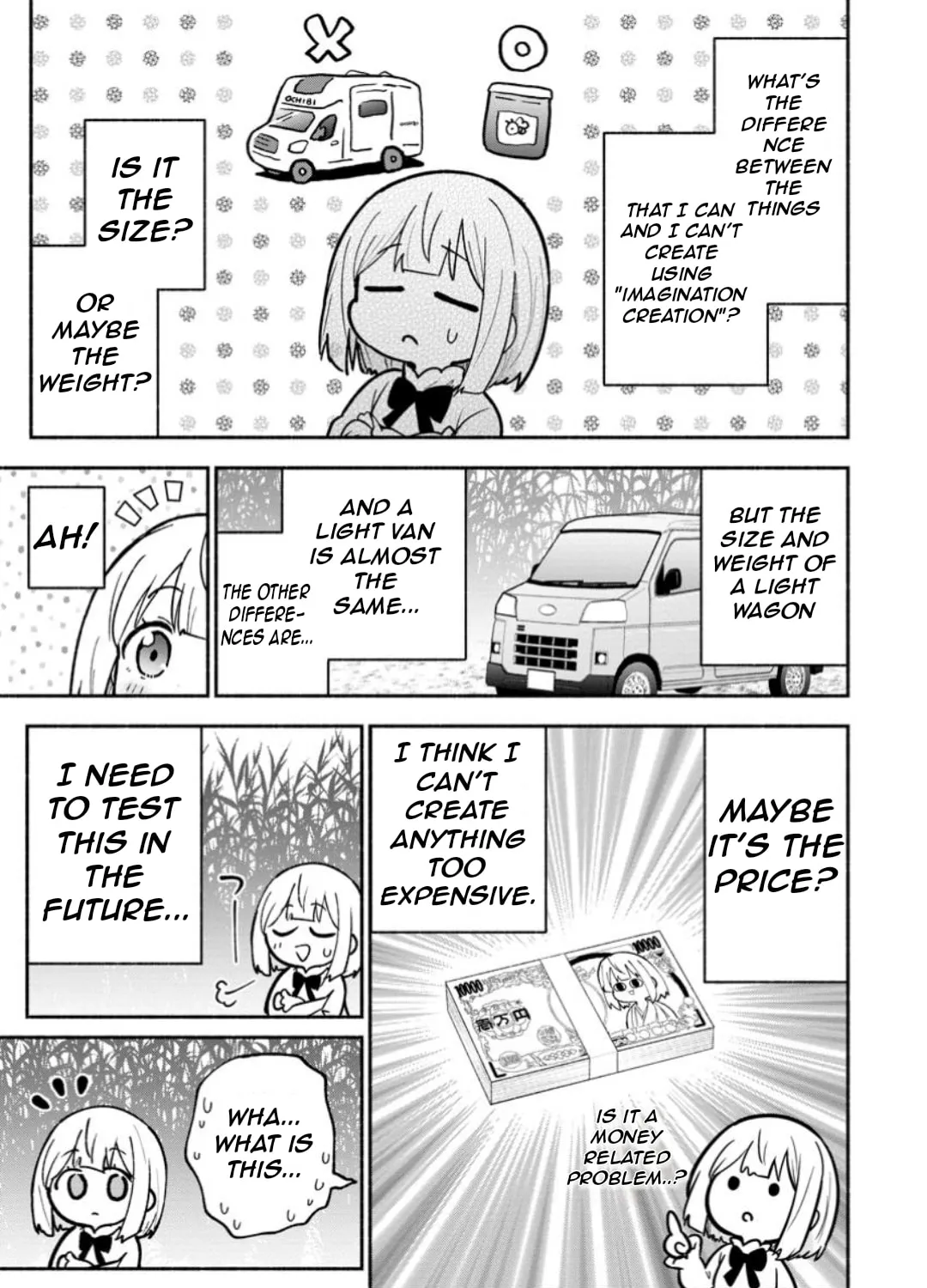 Isekai no Ochibi-chan wa Kyou mo Nani ka wo Tsukuri Dasu: Skill “Souzou Souzou” de Mezase Nariagari! Chapter 5 page 13 - 