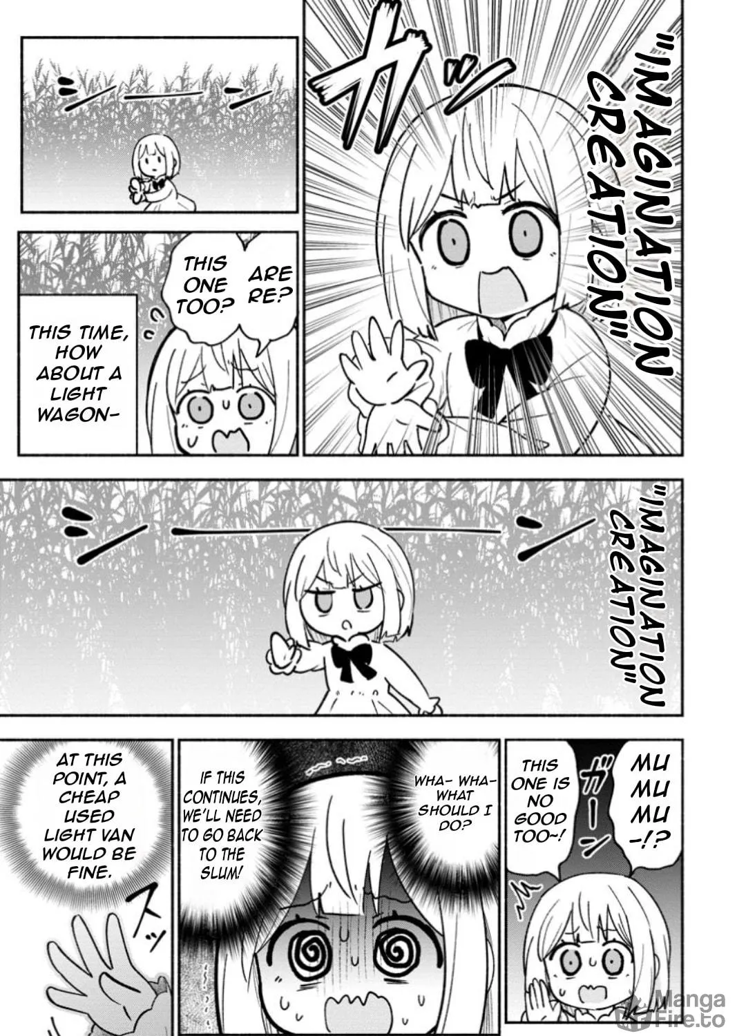 Isekai no Ochibi-chan wa Kyou mo Nani ka wo Tsukuri Dasu: Skill “Souzou Souzou” de Mezase Nariagari! Chapter 5 page 9 - 
