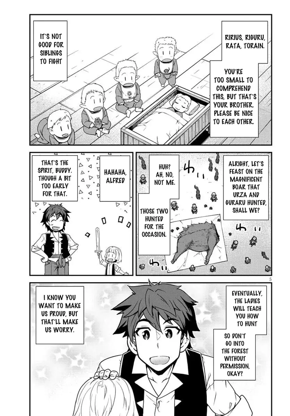 Isekai Nonbiri Nouka Chapter 5.1 page 6 - 