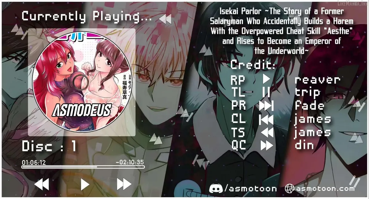Isekai Parlor ~The Story of a Former Salaryman Who Accidentally Builds a Harem With the Overpowered Cheat Skill “Aesthe” and Rises to Become an Emperor of the Underworld~ Chapter 1 page 1 - 