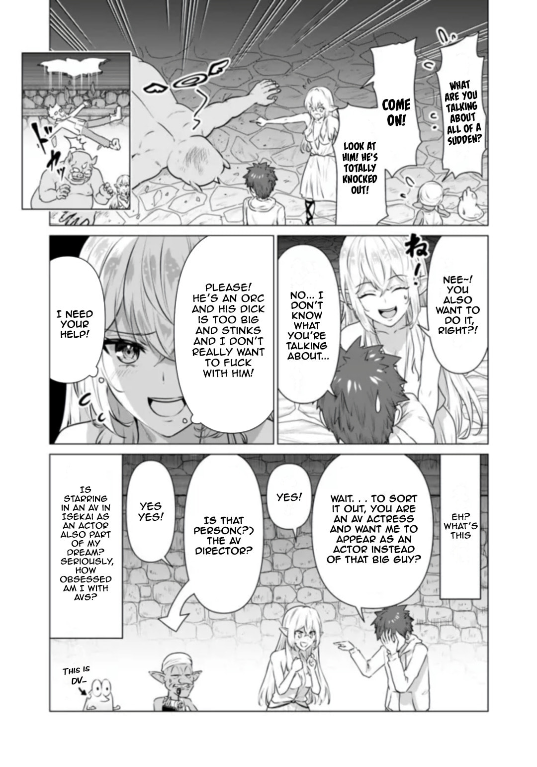 Isekai Pornstar ~Shiru danyuu ga isekai tensei shite ero chishiki furu katsuyo de musou danyuu ni naru hanashi ~ Chapter 1 page 17 - 
