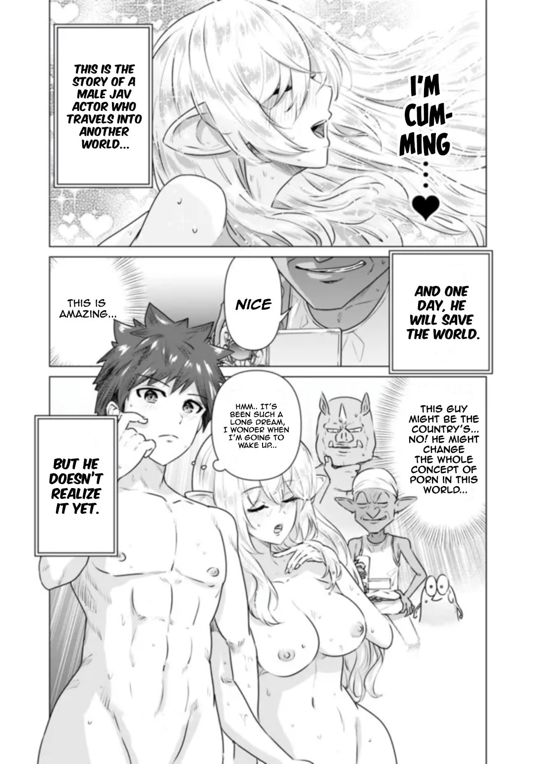 Isekai Pornstar ~Shiru danyuu ga isekai tensei shite ero chishiki furu katsuyo de musou danyuu ni naru hanashi ~ Chapter 1 page 33 - 