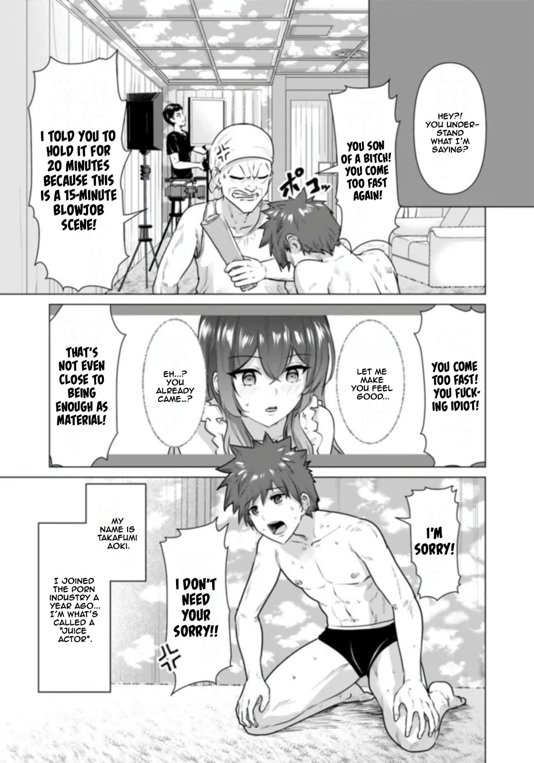 Isekai Pornstar ~Shiru danyuu ga isekai tensei shite ero chishiki furu katsuyo de musou danyuu ni naru hanashi ~ Chapter 1 page 6 - 