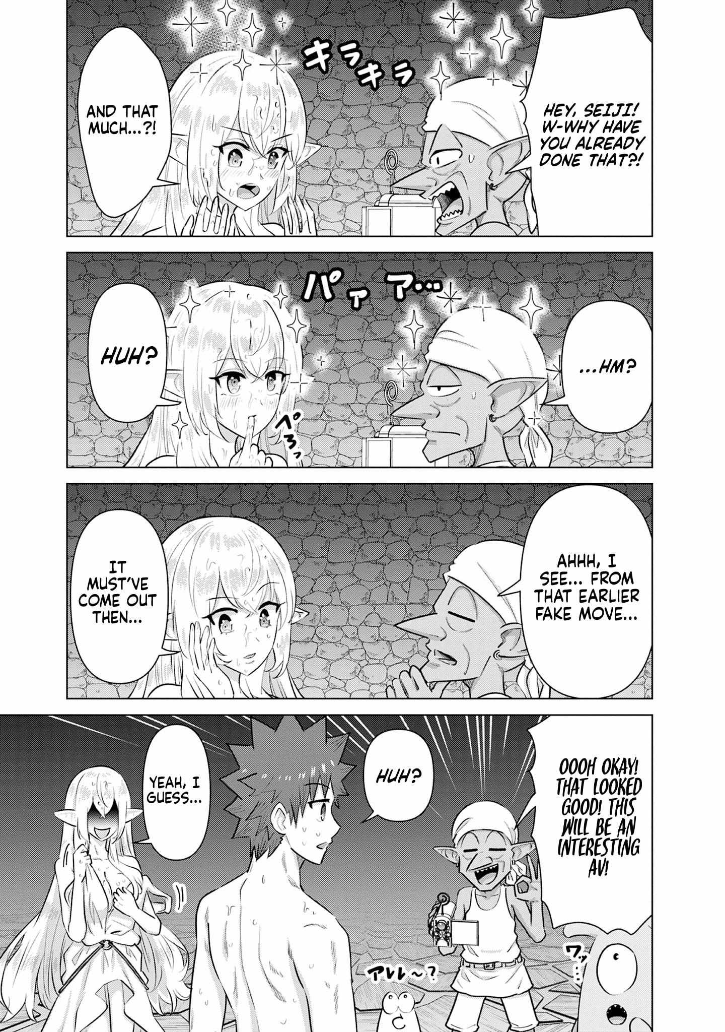 Isekai Pornstar ~Shiru danyuu ga isekai tensei shite ero chishiki furu katsuyo de musou danyuu ni naru hanashi ~ Chapter 45 page 10 - 