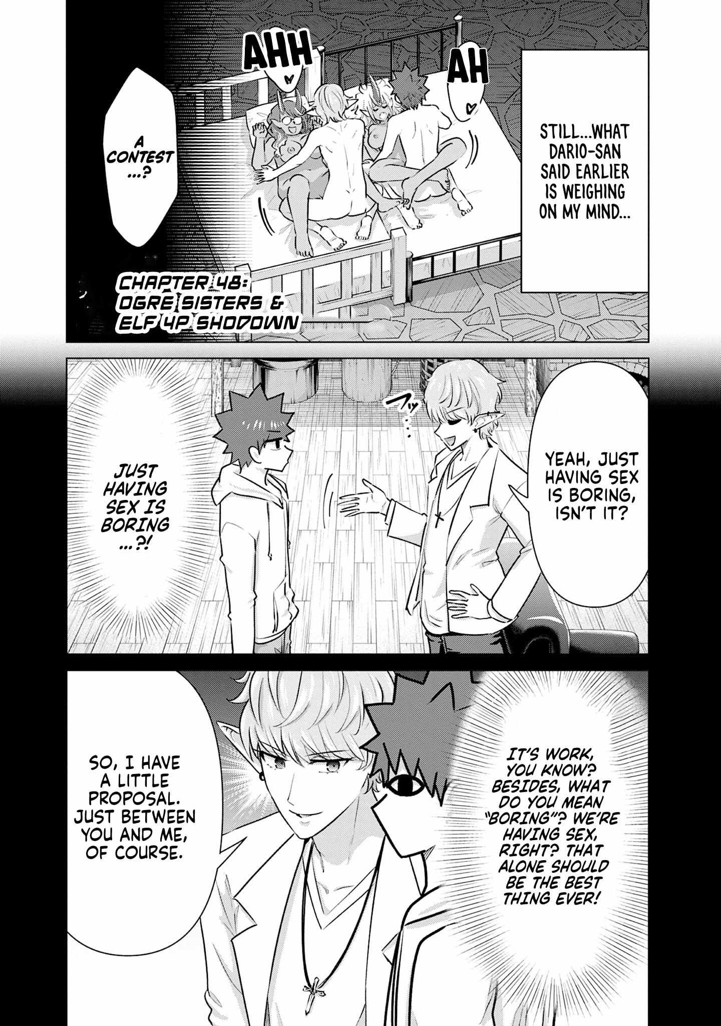 Isekai Pornstar ~Shiru danyuu ga isekai tensei shite ero chishiki furu katsuyo de musou danyuu ni naru hanashi ~ Chapter 48 page 3 - 