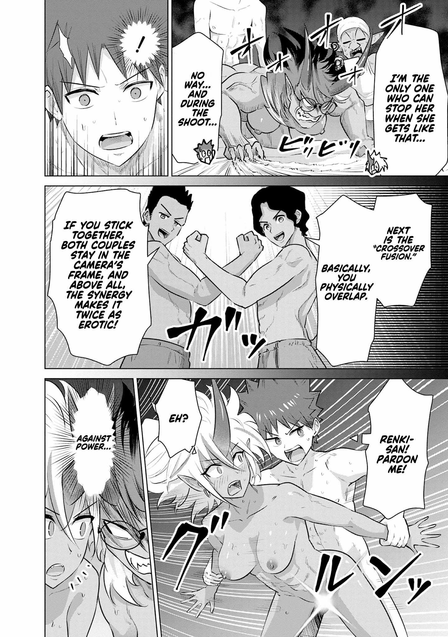 Isekai Pornstar ~Shiru danyuu ga isekai tensei shite ero chishiki furu katsuyo de musou danyuu ni naru hanashi ~ Chapter 49 page 12 - 