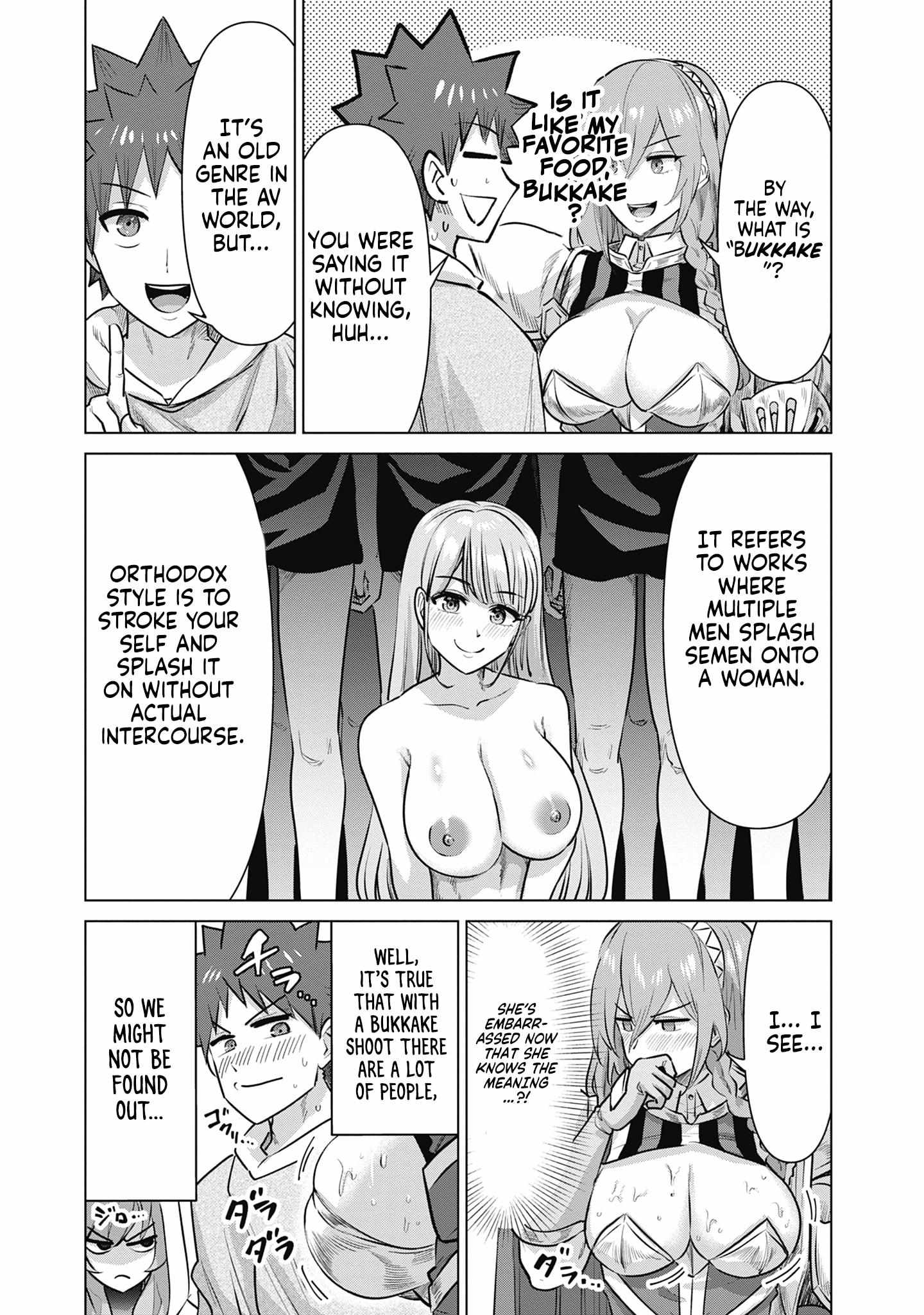 Isekai Pornstar ~Shiru danyuu ga isekai tensei shite ero chishiki furu katsuyo de musou danyuu ni naru hanashi ~ Chapter 56 page 11 - 