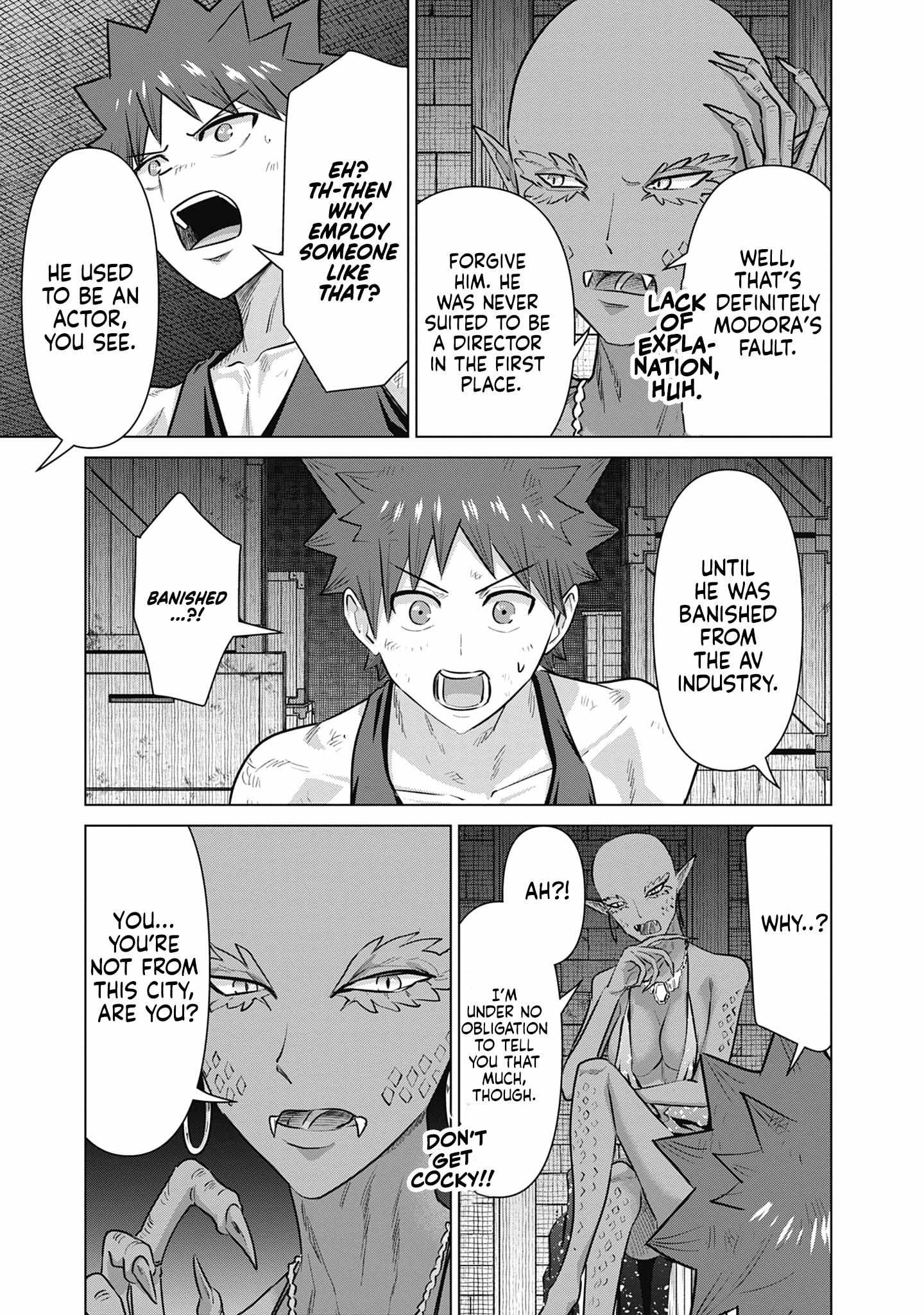 Isekai Pornstar ~Shiru danyuu ga isekai tensei shite ero chishiki furu katsuyo de musou danyuu ni naru hanashi ~ Chapter 60 page 11 - 