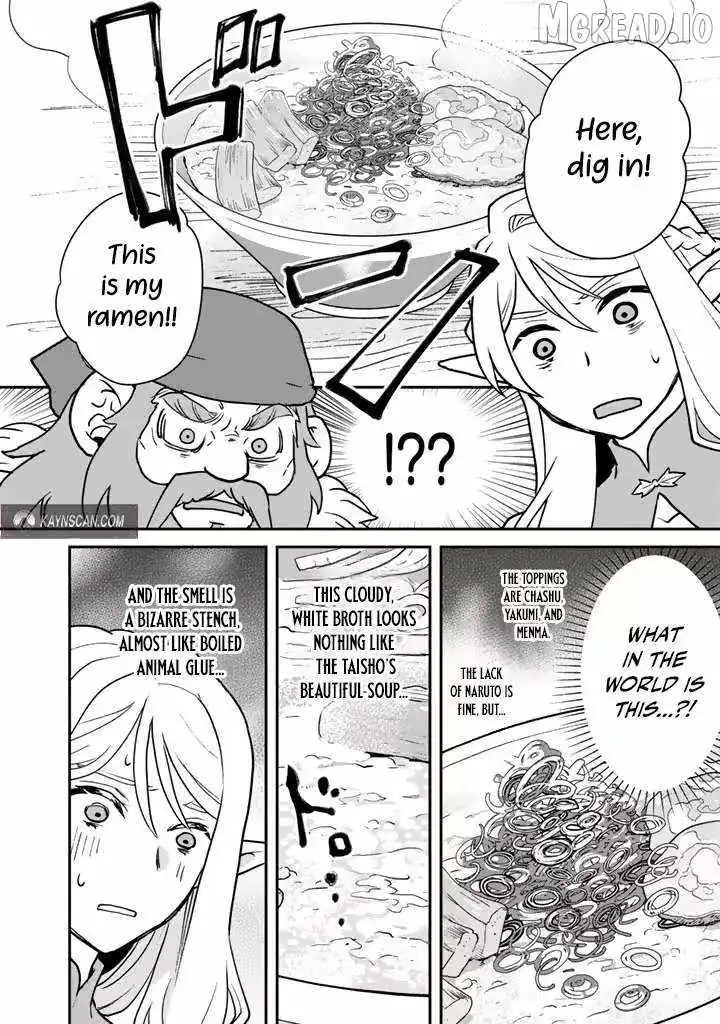 Isekai Ramen Yatai Elf no Shokutsuu wa Ramen ga Tabetai Chapter 4 page 12 - 