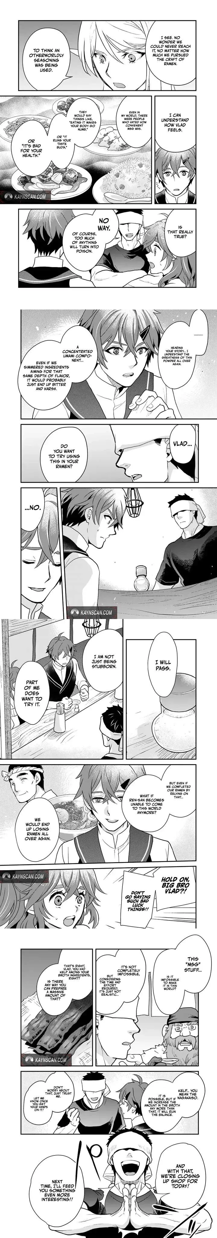 Isekai Ramen Yatai Elf no Shokutsuu wa Ramen ga Tabetai Chapter 9 page 2 - 