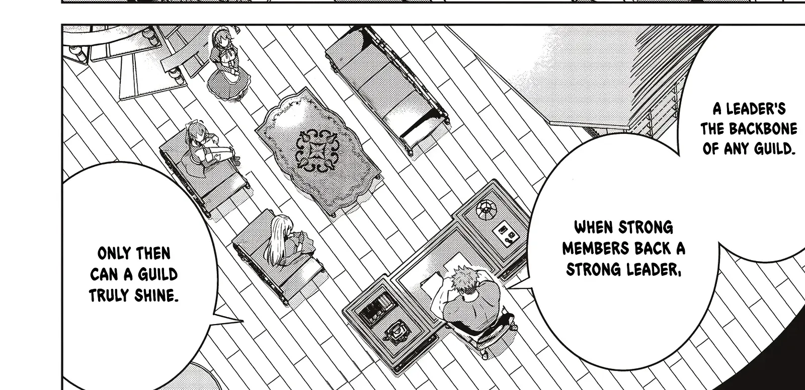 Isekai Saikouhou no Guild Leader ~Guild Saijaku no Boku da Kedo, Guild Members Zen