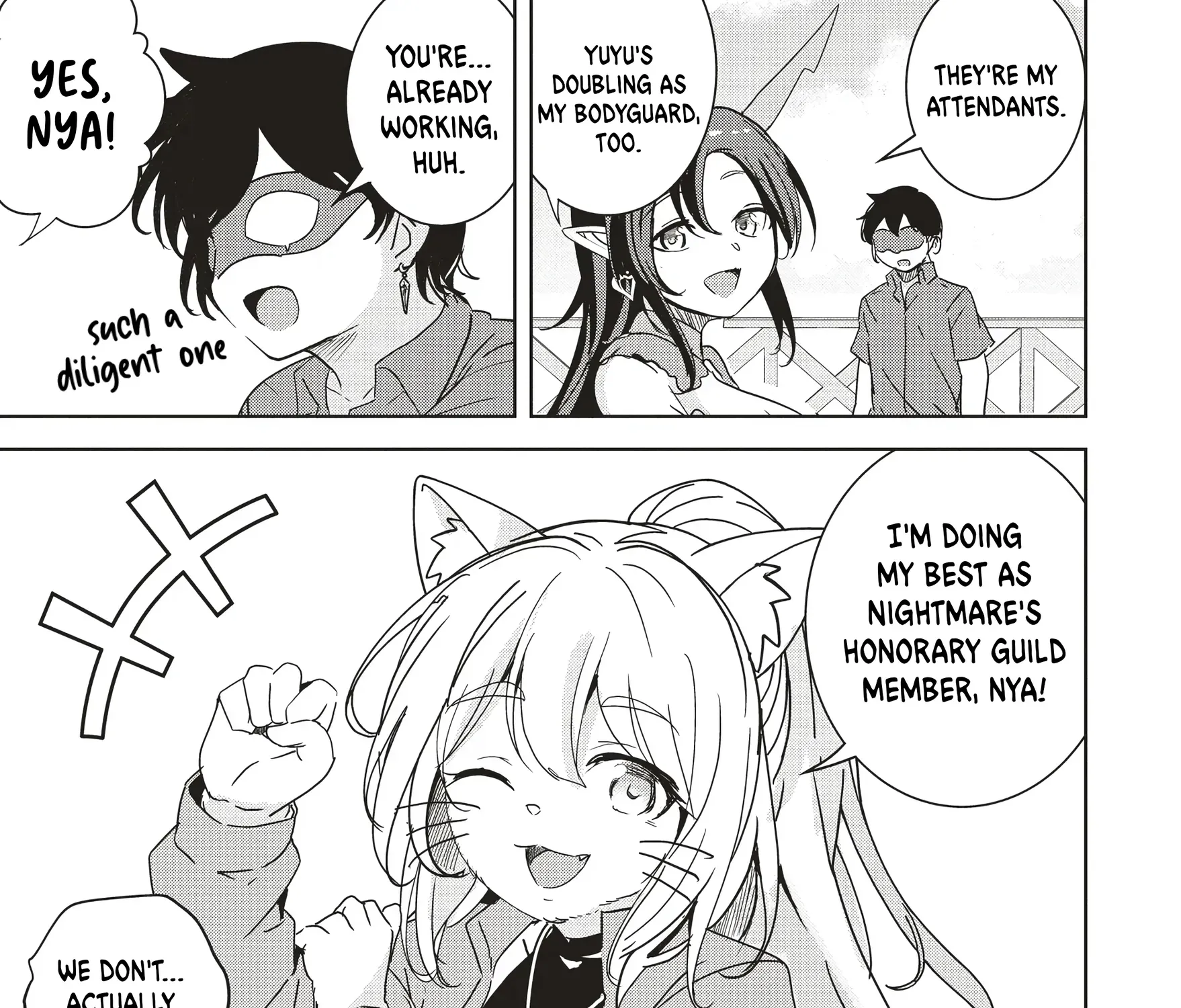 Isekai Saikouhou no Guild Leader ~Guild Saijaku no Boku da Kedo, Guild Members Zen