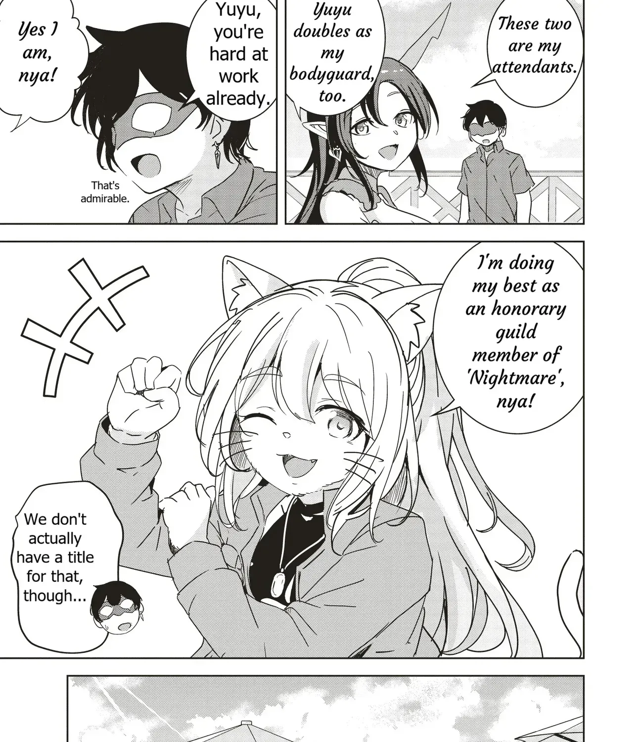 Isekai Saikouhou no Guild Leader ~Guild Saijaku no Boku da Kedo, Guild Members Zen