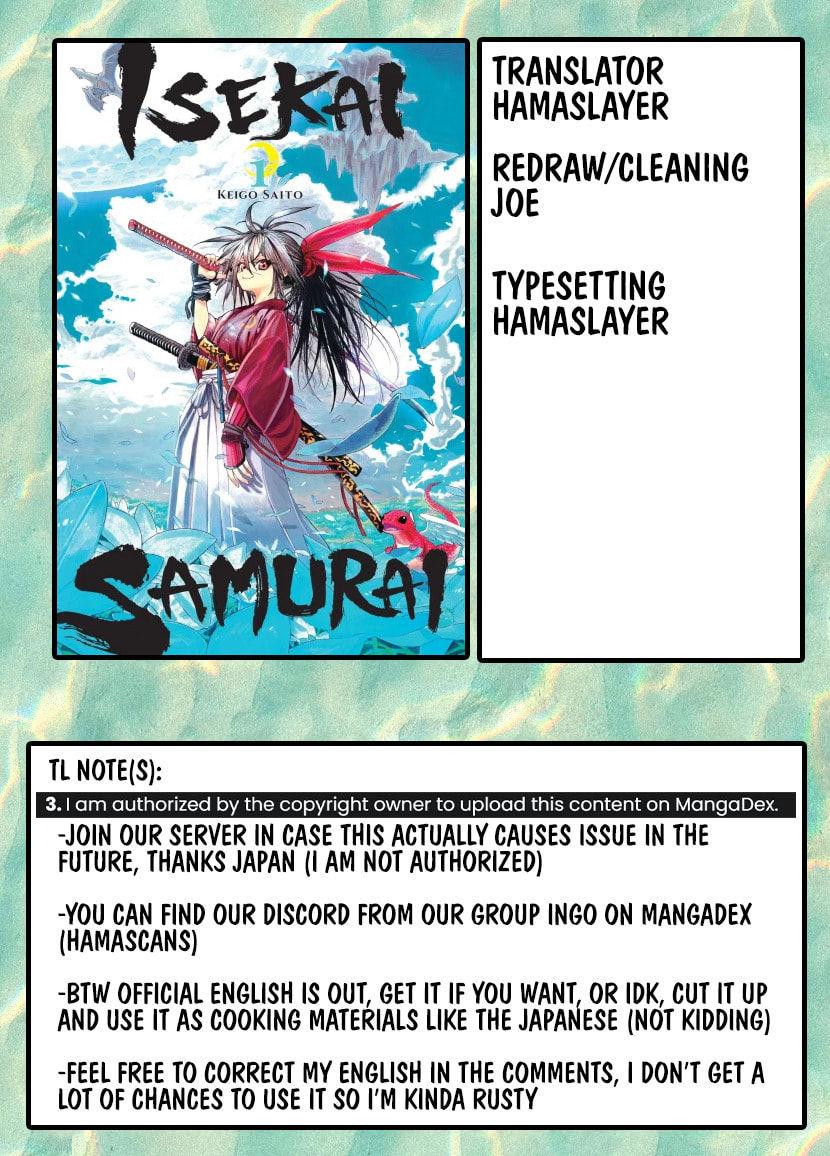 Isekai Samurai Chapter 44 page 1 - 
