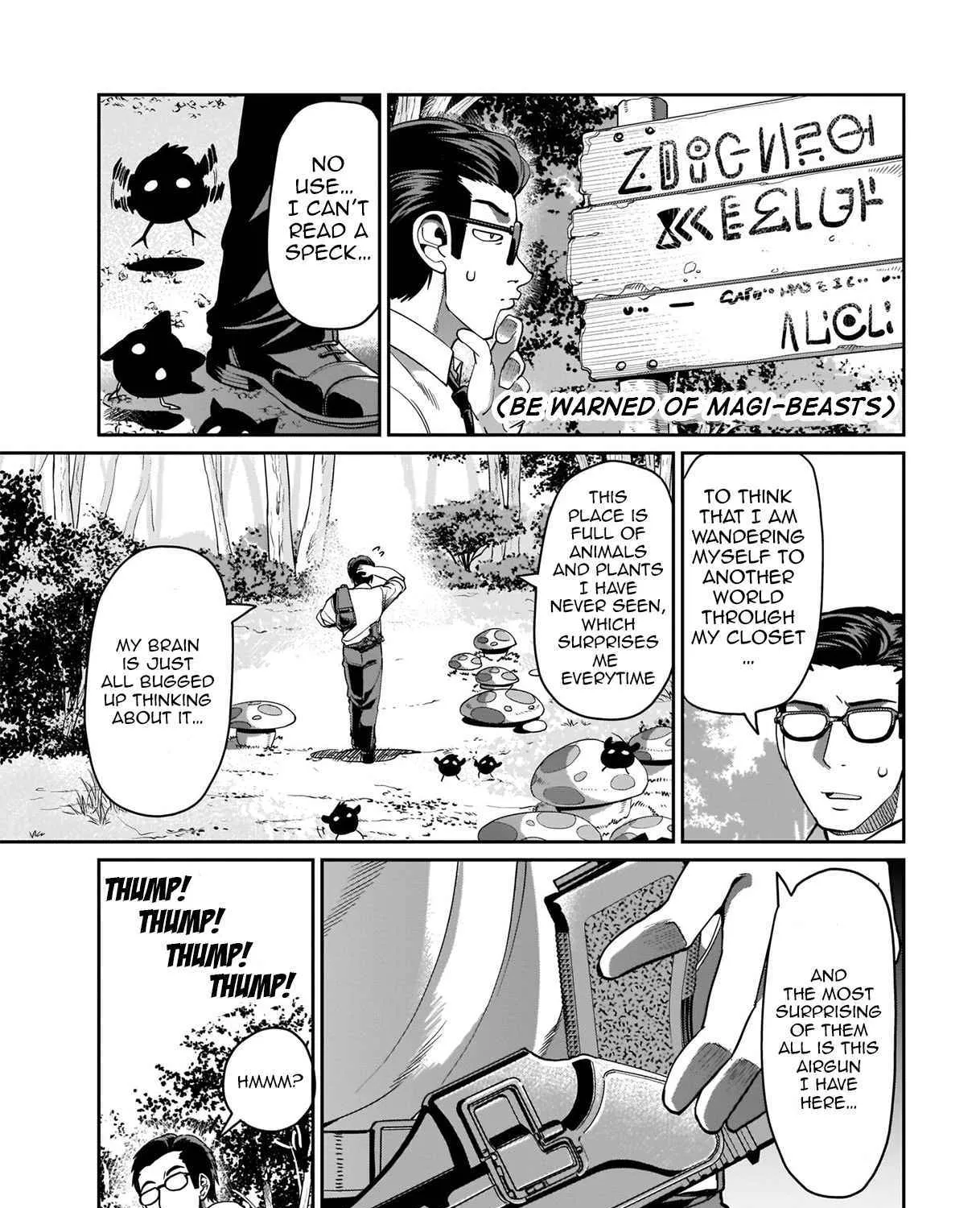 Isekai Shokan Ojisan No Ju Muso Life Sabage Suki Salary Man Ha Kaisha Owari Ni Isekai He Chokuki Suru Chapter 1 page 9 - 
