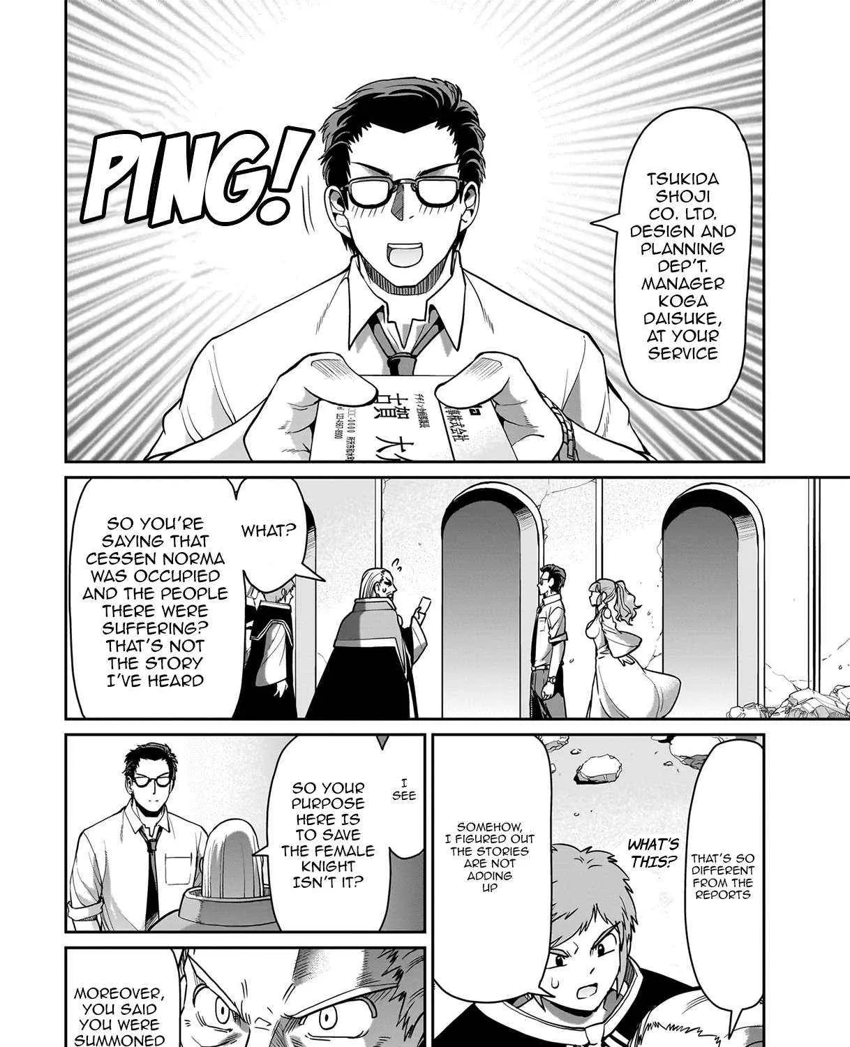 Isekai Shokan Ojisan No Ju Muso Life Sabage Suki Salary Man Ha Kaisha Owari Ni Isekai He Chokuki Suru Chapter 43 page 6 - 