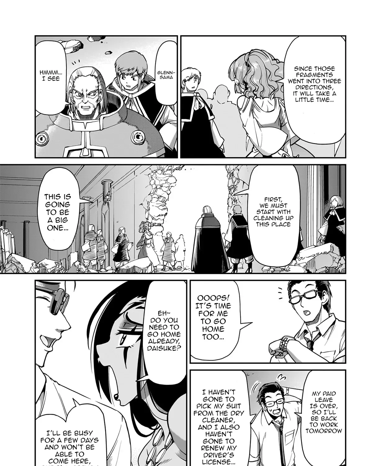 Isekai Shokan Ojisan No Ju Muso Life Sabage Suki Salary Man Ha Kaisha Owari Ni Isekai He Chokuki Suru Chapter 62 page 7 - 