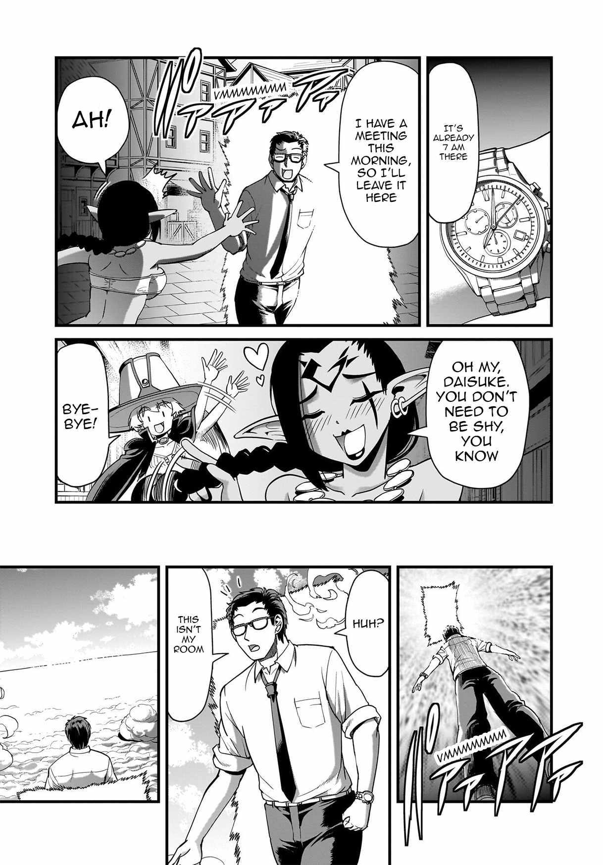 Isekai Shokan Ojisan No Ju Muso Life Sabage Suki Salary Man Ha Kaisha Owari Ni Isekai He Chokuki Suru Chapter 75 page 14 - 