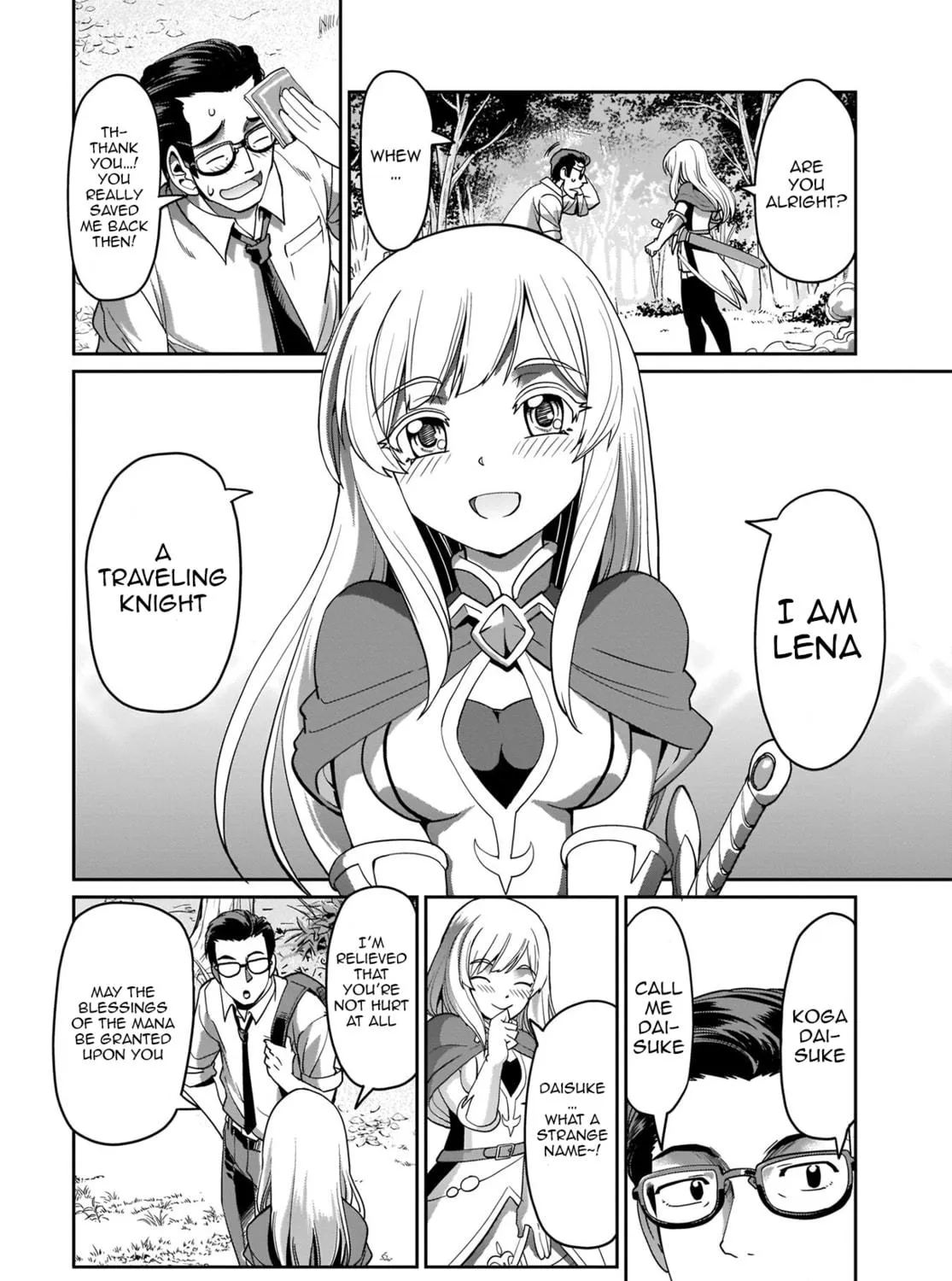 Isekai Shoukan Oji-san no Juumusou Life - Sabage Suki Salaryman wa Kaisha Owari ni Isekai e Chokki suru Chapter 1 page 19 - 