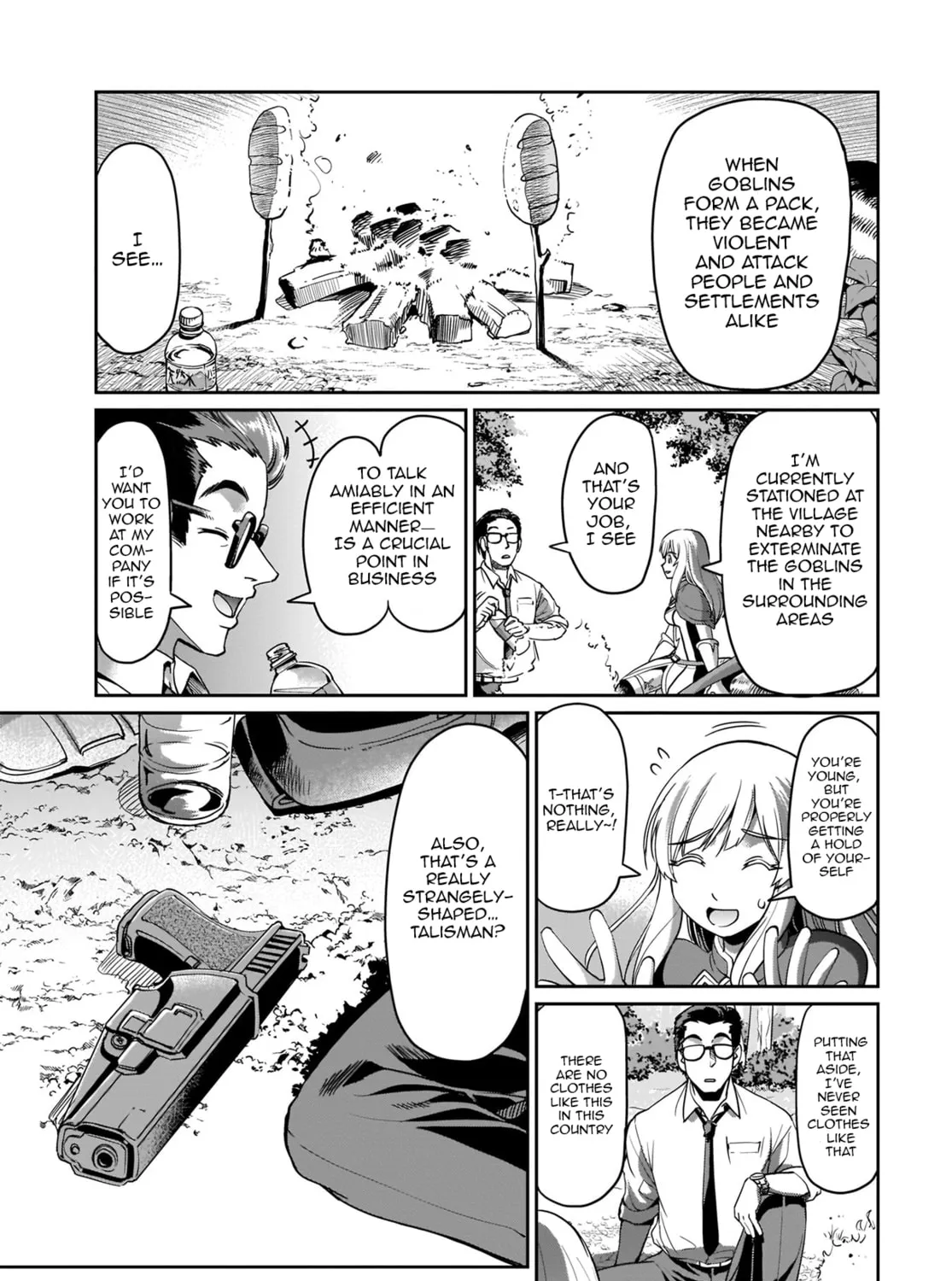 Isekai Shoukan Oji-san no Juumusou Life - Sabage Suki Salaryman wa Kaisha Owari ni Isekai e Chokki suru Chapter 1 page 21 - 