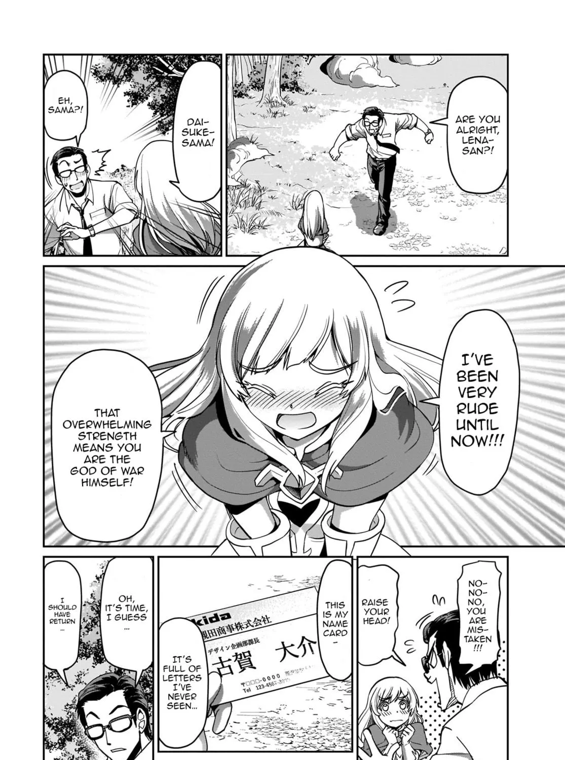 Isekai Shoukan Oji-san no Juumusou Life - Sabage Suki Salaryman wa Kaisha Owari ni Isekai e Chokki suru Chapter 1 page 49 - 