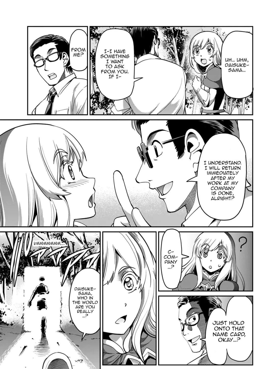 Isekai Shoukan Oji-san no Juumusou Life - Sabage Suki Salaryman wa Kaisha Owari ni Isekai e Chokki suru Chapter 1 page 51 - 