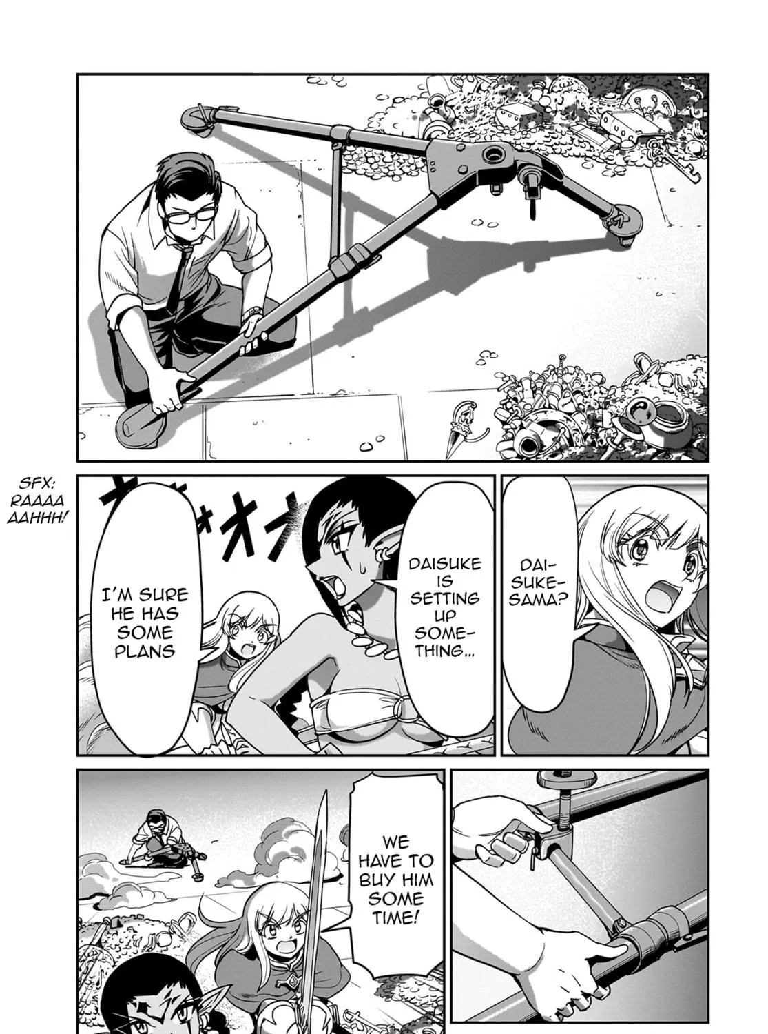 Isekai Shoukan Oji-san no Juumusou Life - Sabage Suki Salaryman wa Kaisha Owari ni Isekai e Chokki suru Chapter 17 page 39 - 