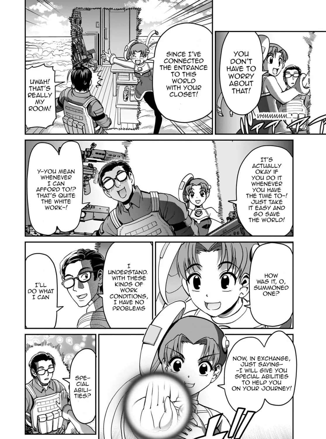 Isekai Shoukan Oji-san no Juumusou Life - Sabage Suki Salaryman wa Kaisha Owari ni Isekai e Chokki suru Chapter 2 page 21 - 