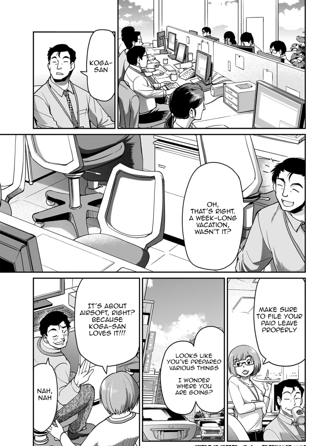 Isekai Shoukan Oji-san no Juumusou Life - Sabage Suki Salaryman wa Kaisha Owari ni Isekai e Chokki suru Chapter 34 page 3 - 