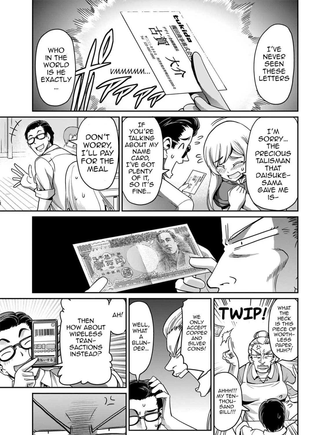 Isekai Shoukan Oji-san no Juumusou Life - Sabage Suki Salaryman wa Kaisha Owari ni Isekai e Chokki suru Chapter 4 page 23 - 
