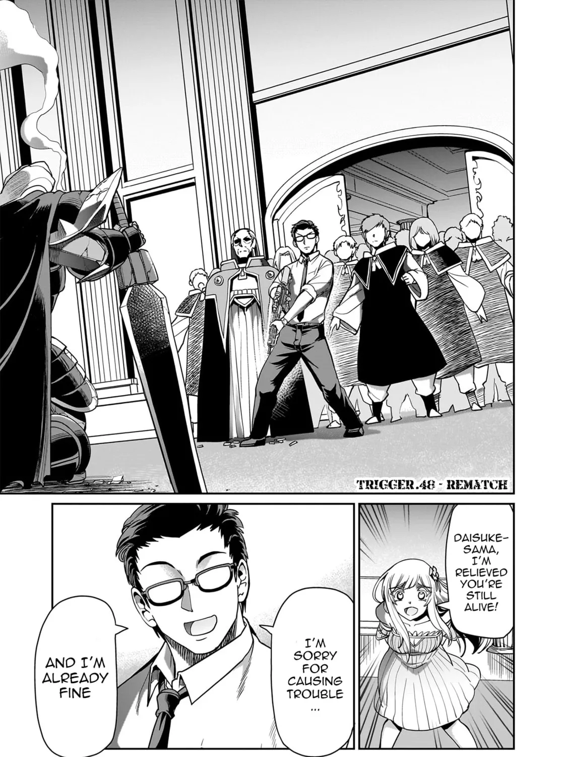 Isekai Shoukan Oji-san no Juumusou Life - Sabage Suki Salaryman wa Kaisha Owari ni Isekai e Chokki suru Chapter 48 page 3 - 