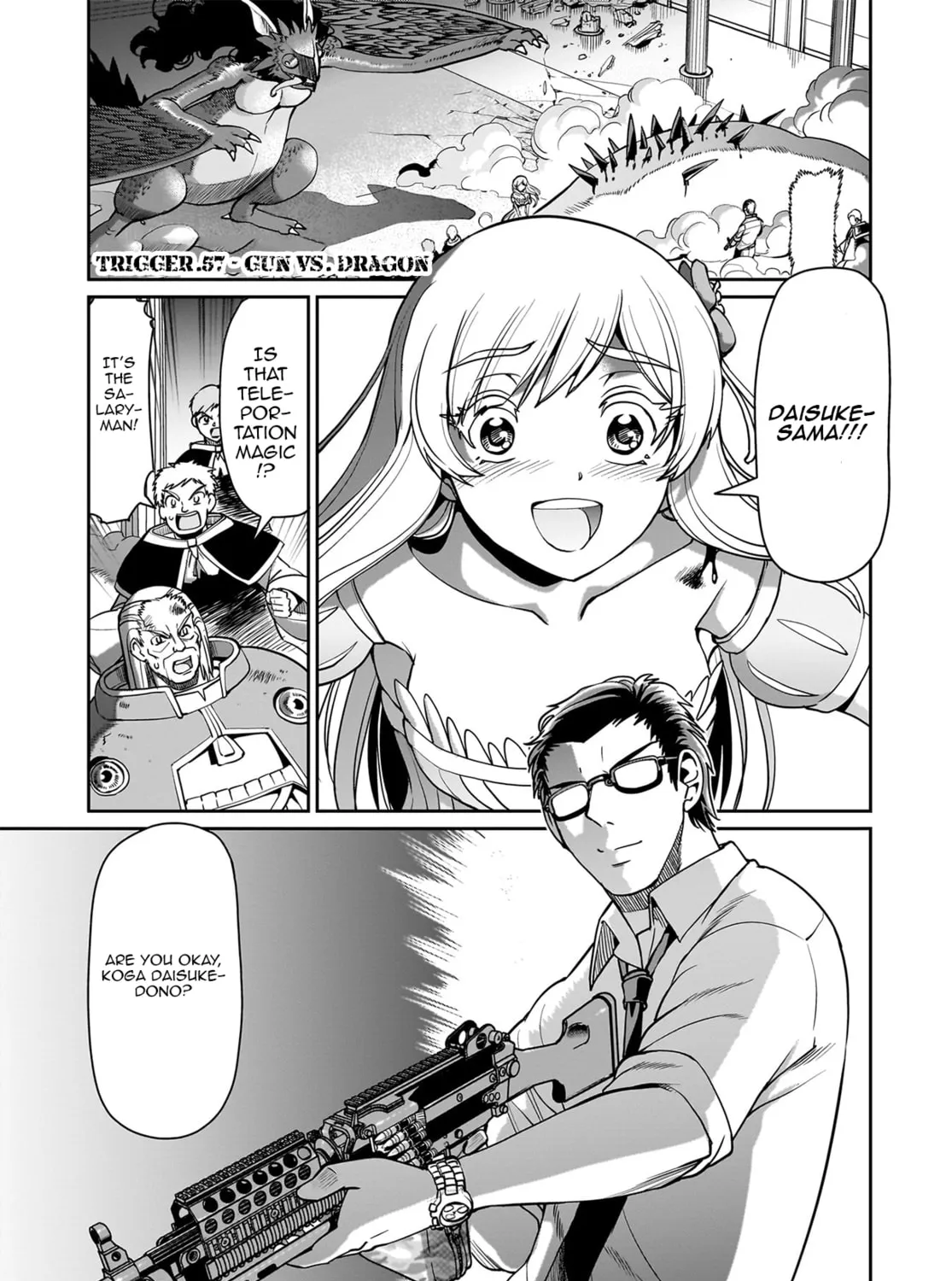 Isekai Shoukan Oji-san no Juumusou Life - Sabage Suki Salaryman wa Kaisha Owari ni Isekai e Chokki suru Chapter 57 page 3 - 