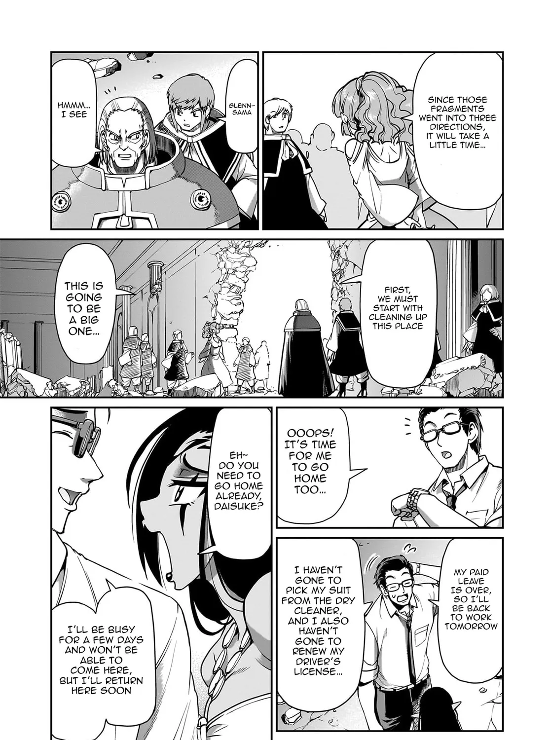 Isekai Shoukan Oji-san no Juumusou Life - Sabage Suki Salaryman wa Kaisha Owari ni Isekai e Chokki suru Chapter 62 page 7 - 