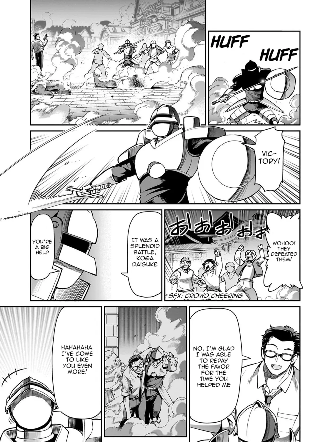 Isekai Shoukan Oji-san no Juumusou Life - Sabage Suki Salaryman wa Kaisha Owari ni Isekai e Chokki suru Chapter 66 page 35 - 