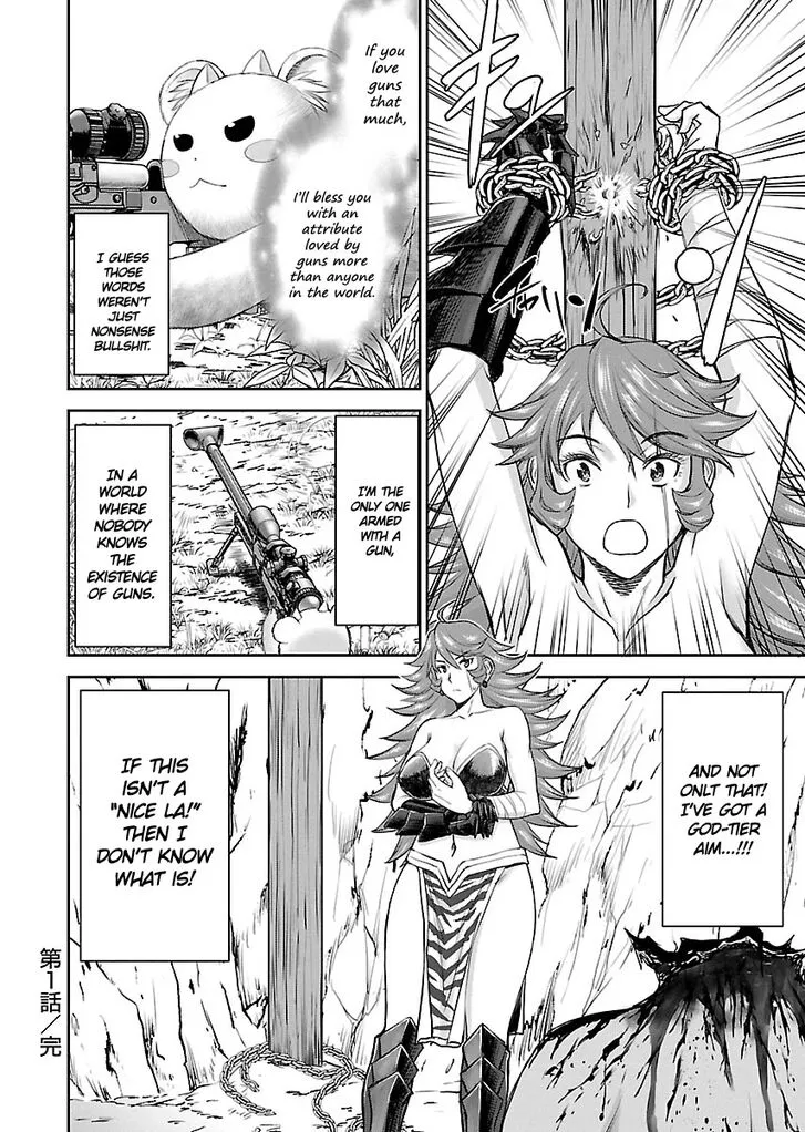 Isekai Sniper wa Onna Senshi no Mofumofu Aigan Doubutsu Chapter 1 page 38 - 