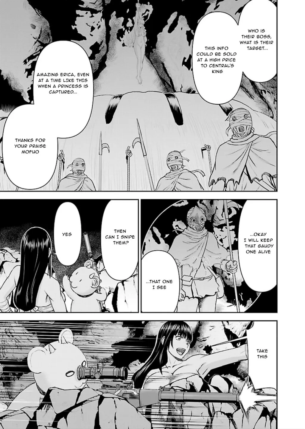 Isekai Sniper wa Onna Senshi no Mofumofu Aigan Doubutsu Chapter 10 page 14 - 