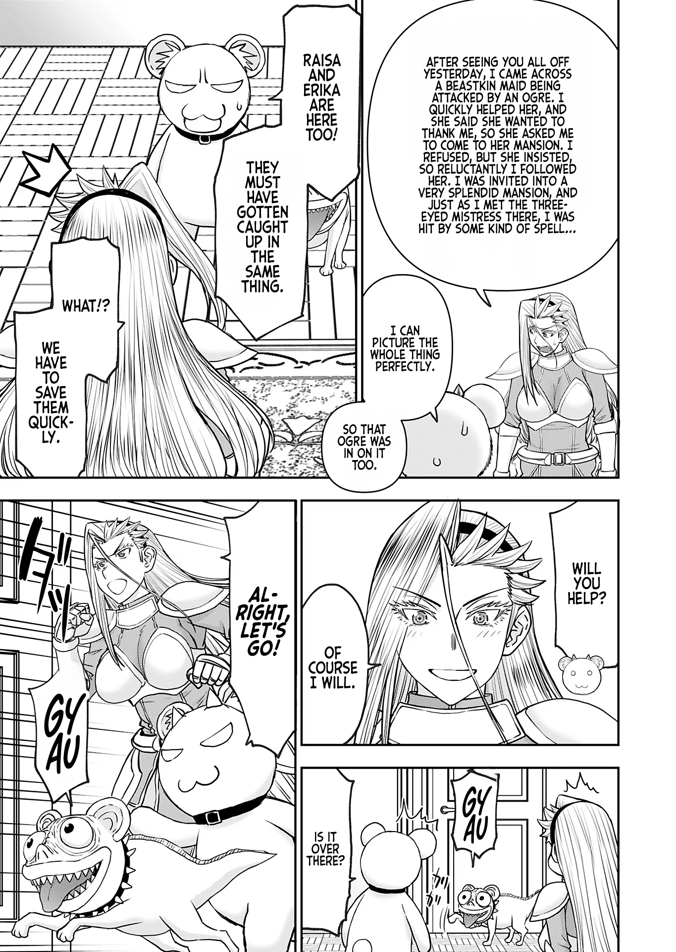 Isekai Sniper wa Onna Senshi no Mofumofu Aigan Doubutsu Chapter 34 page 14 - 